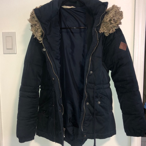 Navy winter jacket - Picture 1 of 4
